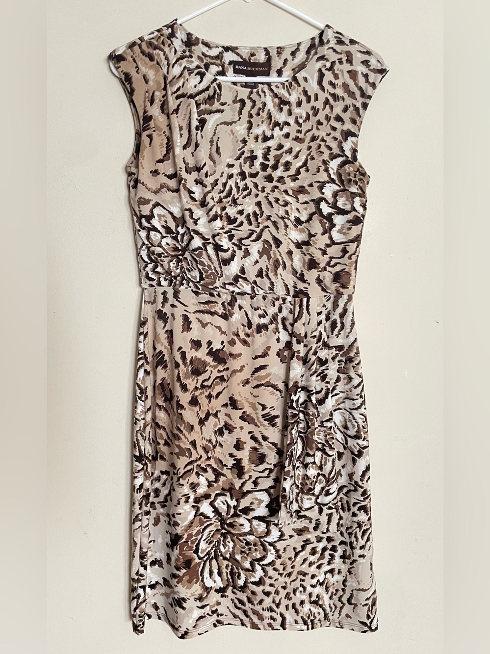Dana Buchman Floral Animal Print Dress